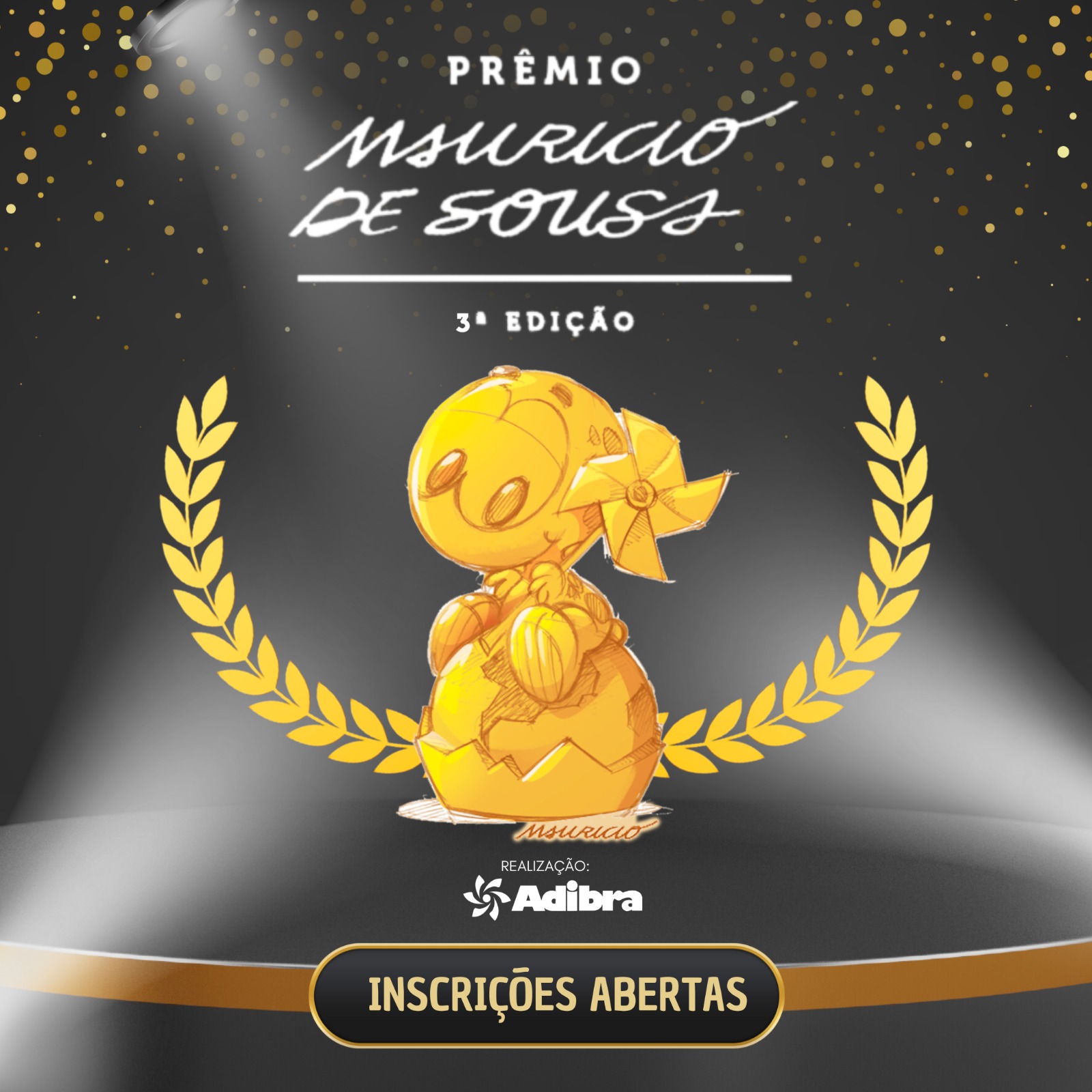 Adibra abre inscrições para a terceira edição do Prêmio Mauricio de Sousa