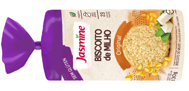 Jasmine traz ao portfólio Biscoito de Milho 100% natural